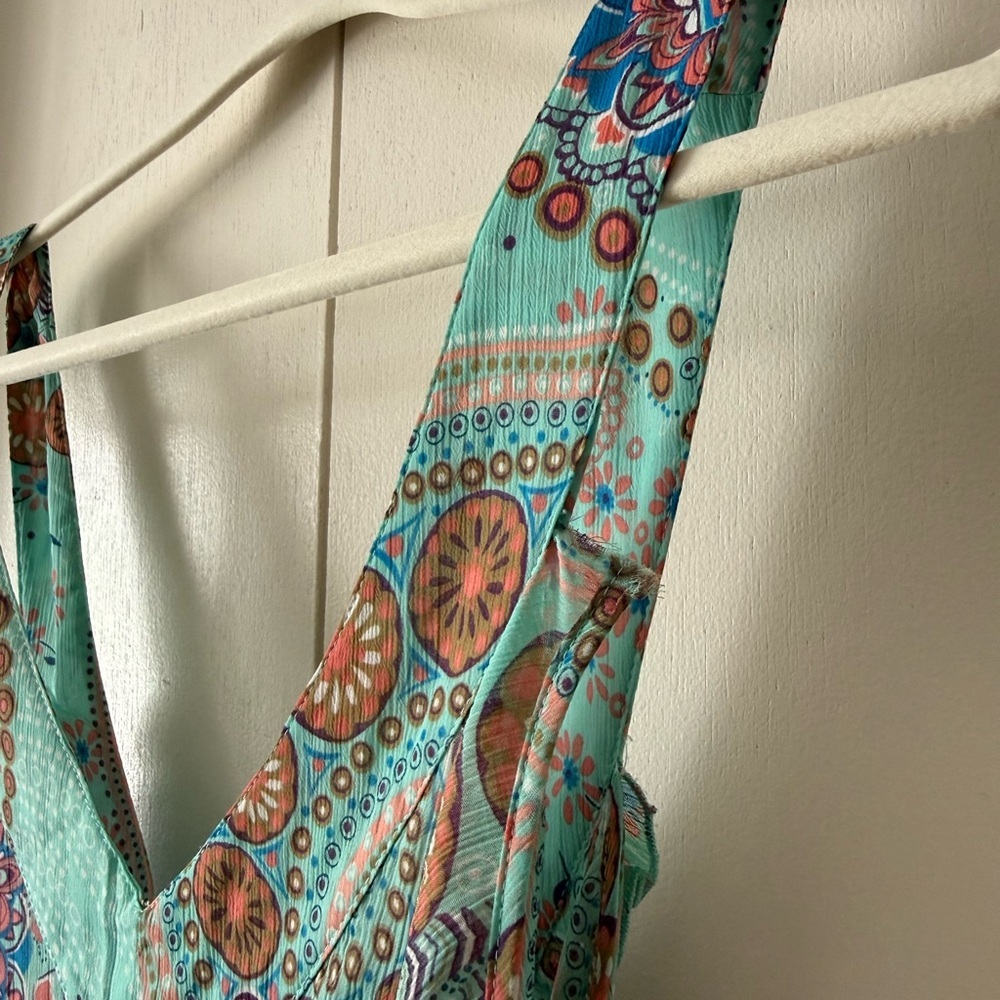 Vintage Glassons Y2K Tank Fairy Core Paisley Tie-Back Camisole - Picture 9 of 12